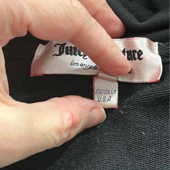 Juicy Couture zip hoodie short sleeve hoodie size M - Picture 7 of 7